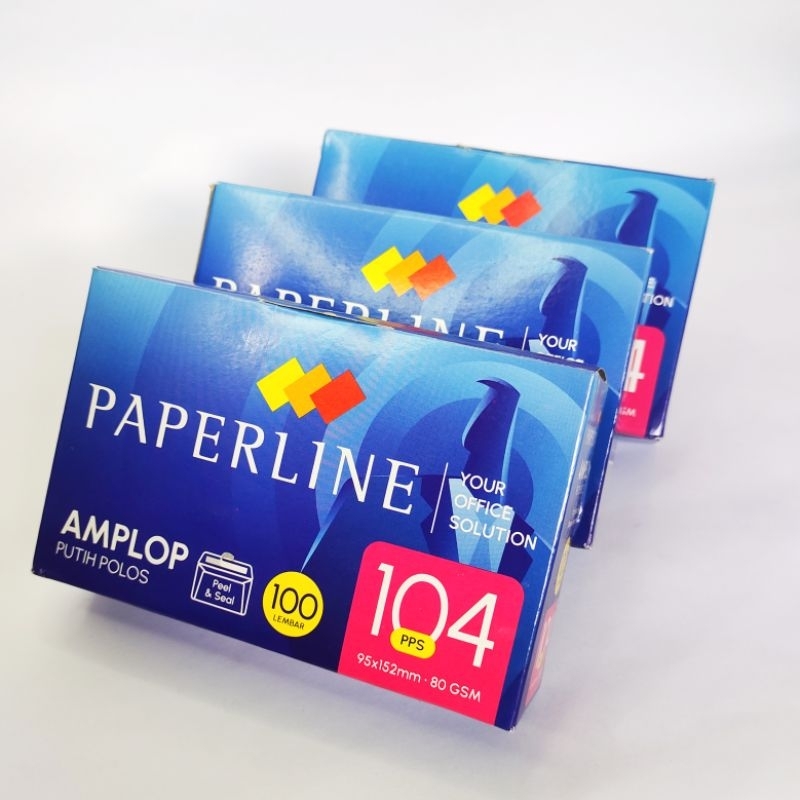 

AMPLOP PAPERLINE 95 x 152mm 80Gsm ( ISI 100 LEMBAR ) PER PAK