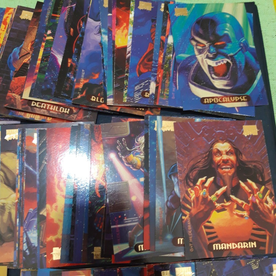 Kartu Marvel Masterpieces 1994 Set 140 pcs