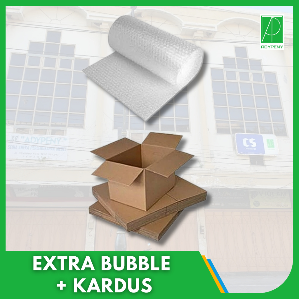 

Packing Tambahan Extra Kardus Buble Wrap Pengaman Paket