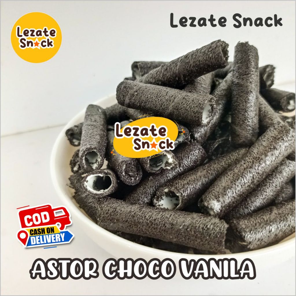 

Astor Mini Blackforest 100 gr Murah Renyah Enak / Wafer Rolls Kiloan Astor Cokelat Vanila Kiloan Barcelona / Wafer Rolls Coklat Vanila Lezate Snack