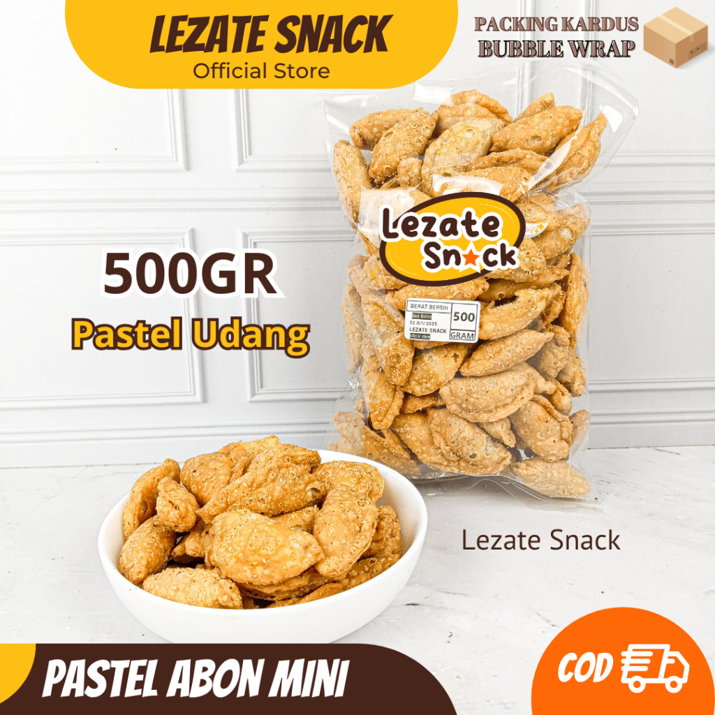 

Pastel Abon Mini 1KG Kiloan Rasa Gurih Renyah Enak Murah / Pastel Kering Isi Abon Udang Premium / Pastel Kering Abon Sapi Kiloan Murah Sumpia Kiloan WAP SNACK