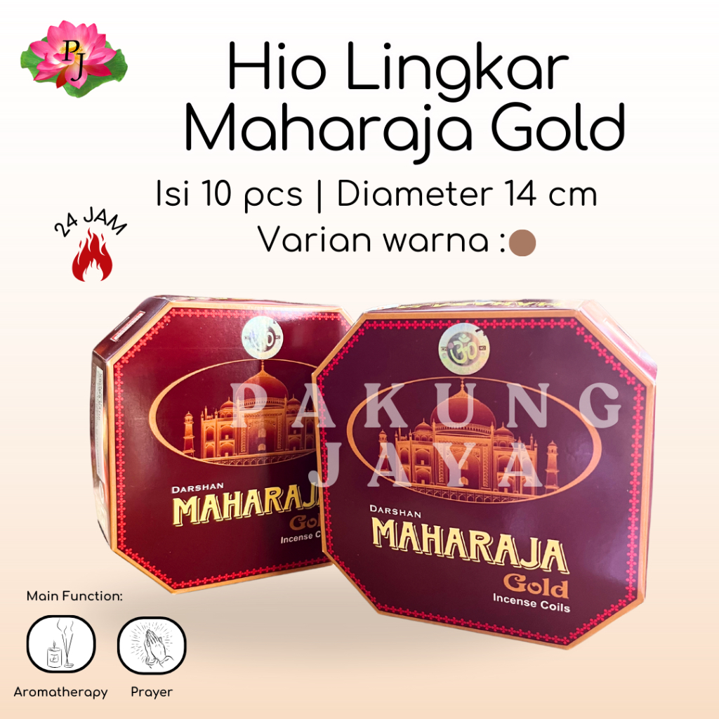Dupa/Hio Lingkar Maharaja Gold (Aromatherapi)/Coil Maharaja