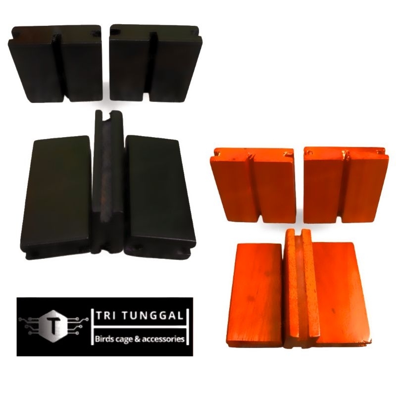 stoper sangkar kotak stopper kayu aksesoris sangkar kandang kotak