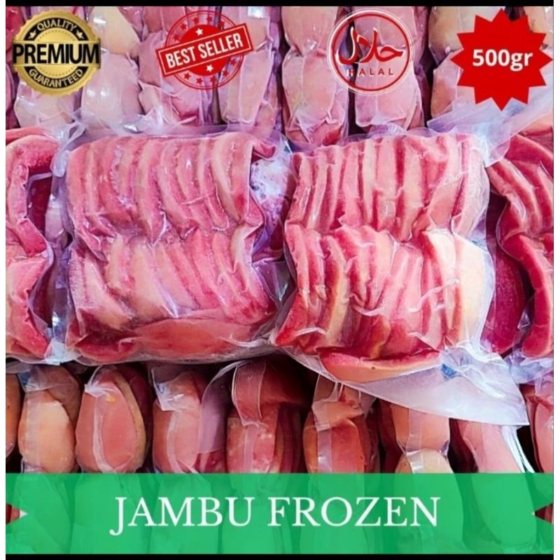 

Jambu Merah Guava Frozen 500 Gr No Biji