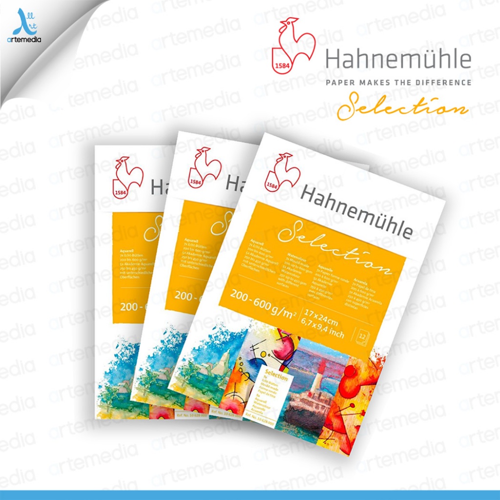 

Hahnemuhle Selection 17x24cm Watercolor Paper