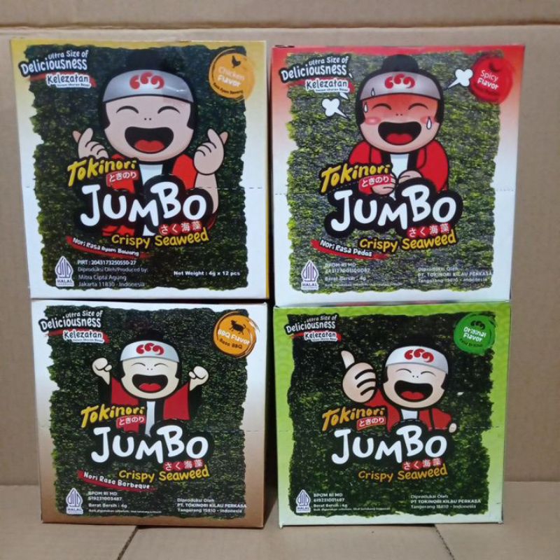 

tokinori jumbo crispy seawed isi 12pc
