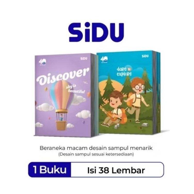 

BUKU TULIS 38 LEMBAR SINAR DUNIA [ 1PAK / 10 PCS ]