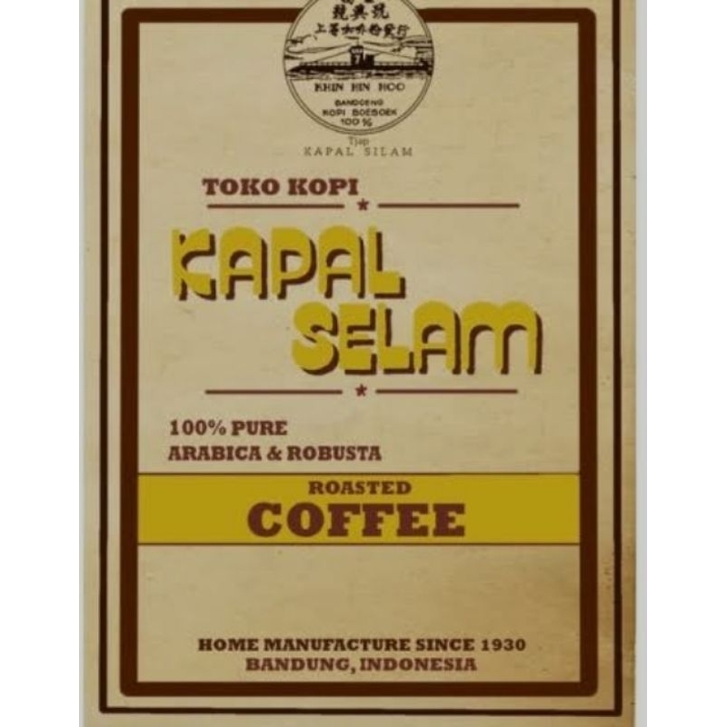 

Kopi Kapal Selam Bandung 250gr
