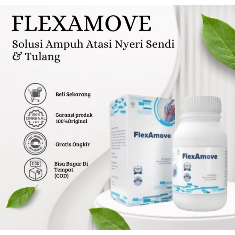 Flexamove Original Asli Obat Kesehatan Tulang Sendi Herbal