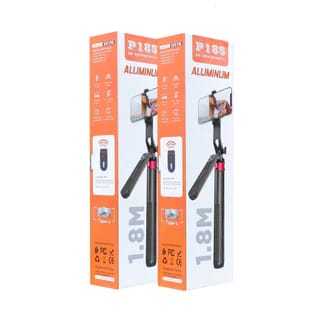TRIPOD / TONGSIS BLUETOOTH P-185 HP REMOTE 360 DERAJAT