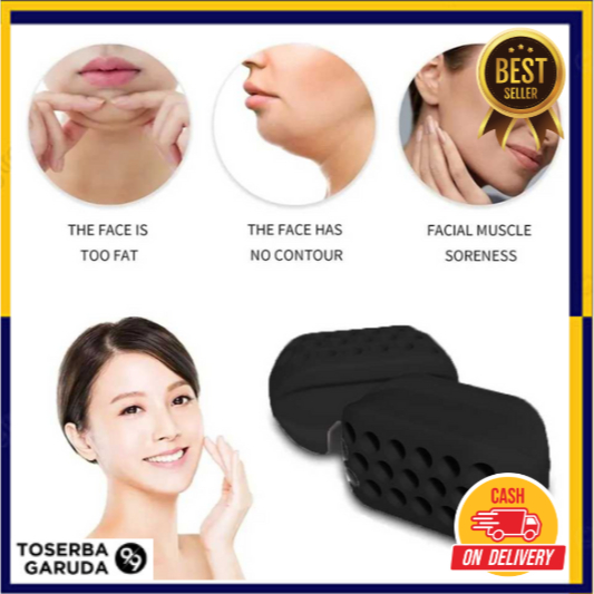 Alat Latihan Rahang Silicone Mewing Jaw Trainer Ball 2 PCS