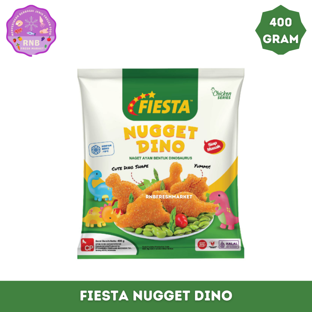 

Fiesta Nugget Dino Netto 400 Gram