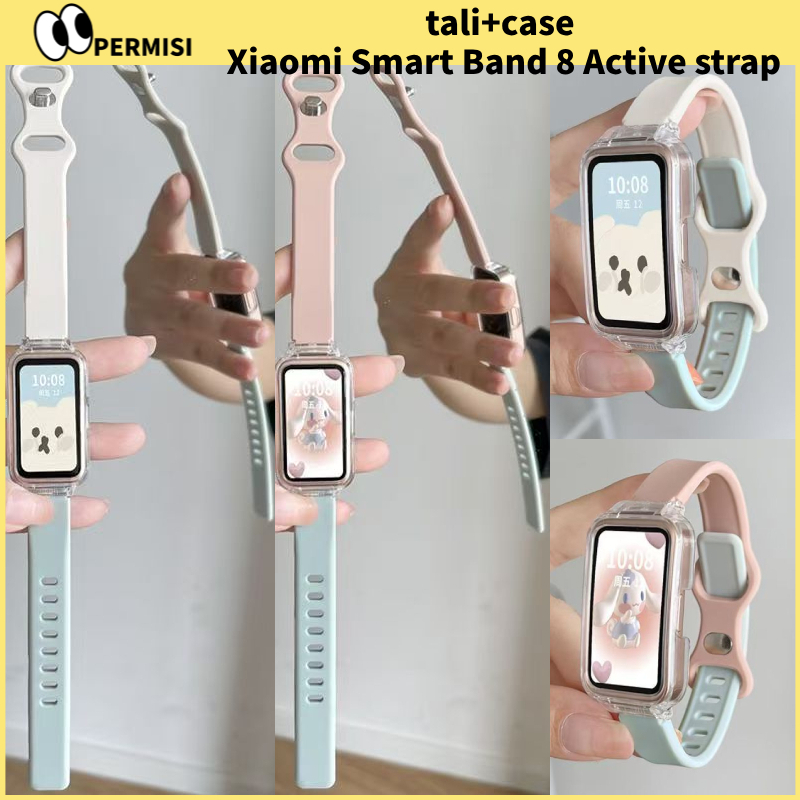 Xiaomi Smart Band 8 Active tali+case  tali Xiaomi Band 8 Active strapXiaomi Smart Band 8 Active stra