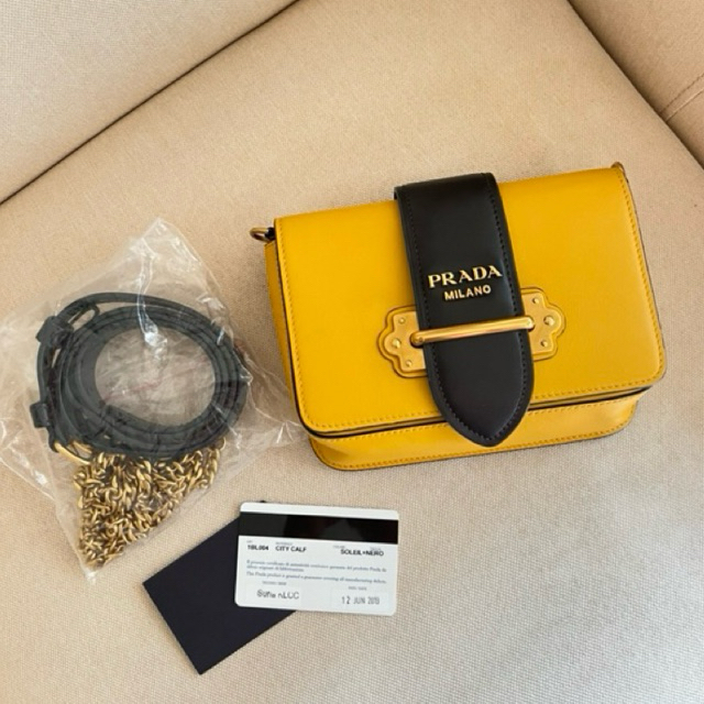 Prada Cahier 100% AUTHENTIC Bag