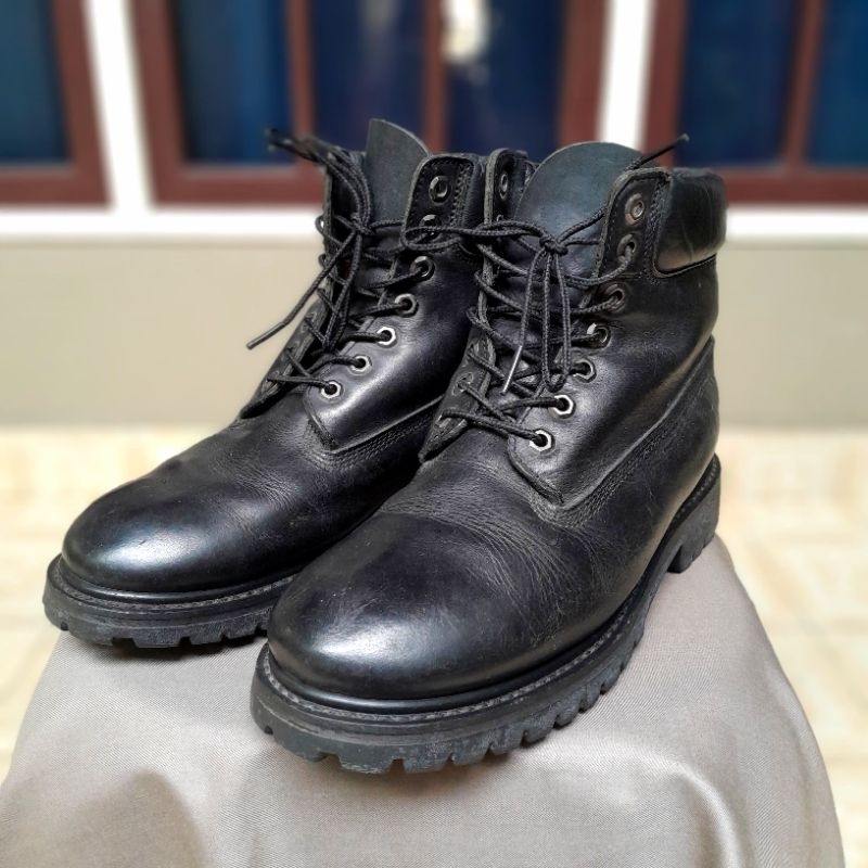 HAWKINS BOOTS BLACK KULIT