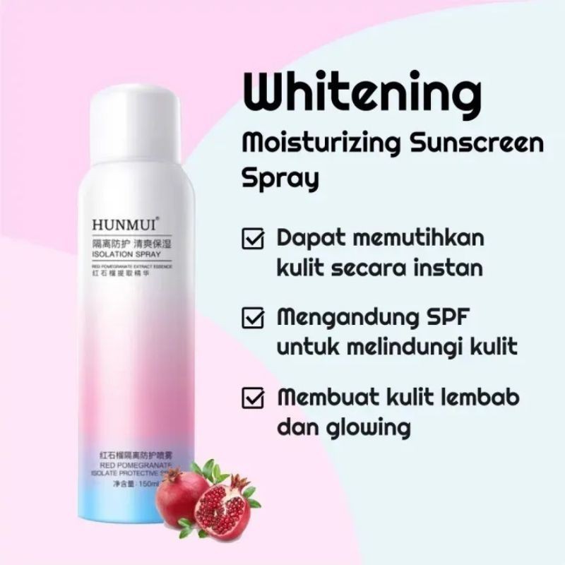 NEW COD Murah Spray pemutih Korea Hunmui / HUNMUI KOREA MOISTURIZING WHITENING SPRAY - LOTION PEMUTI