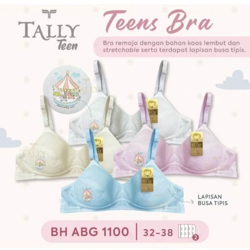 TALLY BH Remaja ABG Tanpa Busa Tanpa Kawat