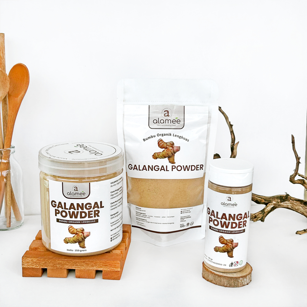 

ALAMEE Lengkuas Bubuk Asli Galangal Seasoning Powder Murni Tanpa Campuran Bumbu Masak Dapur Asli