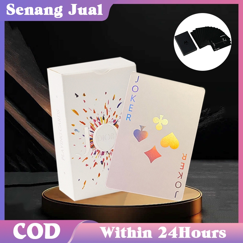 Kartu Poker Tahan Air / Kartu Remi Poker Laser / Terlihat Bagus