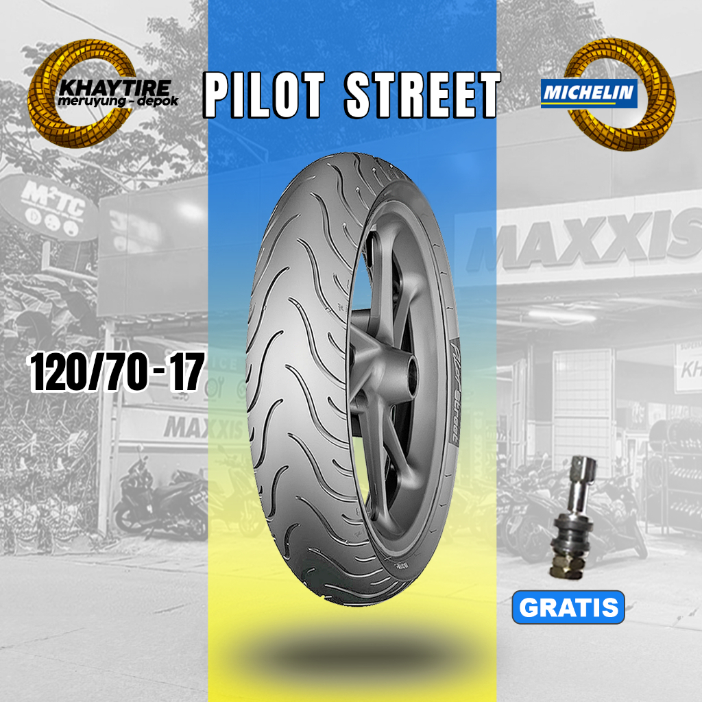 Ban Motor Sport MICHELIN PILOT STREET 120/70 Ring 17 Tubeless