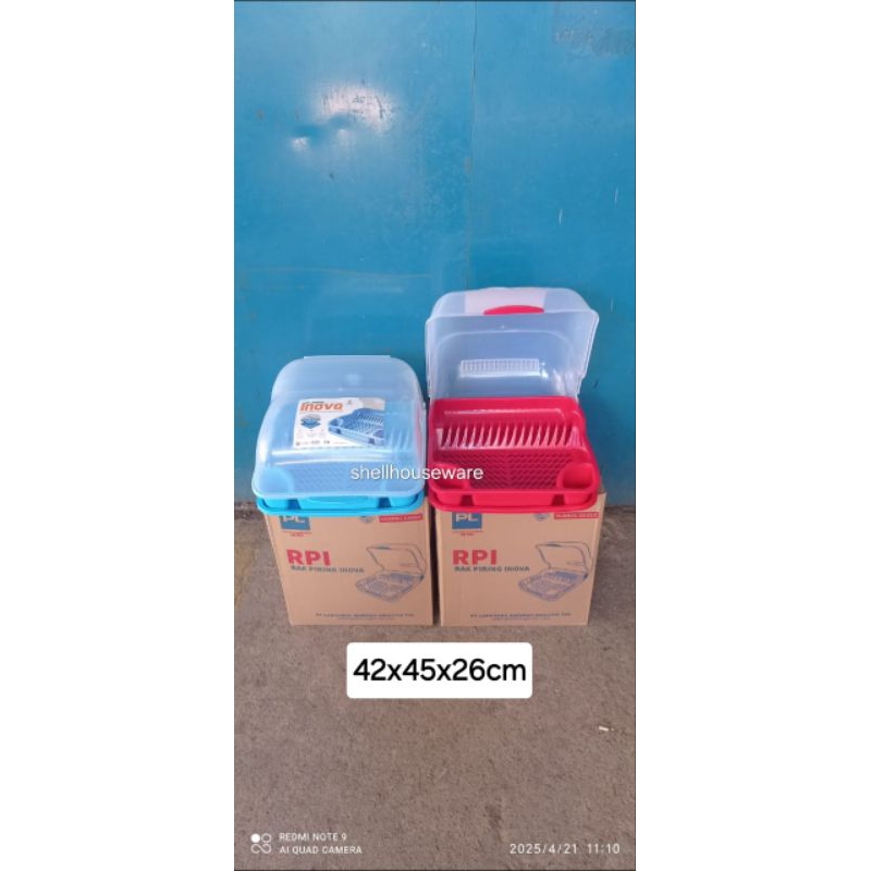 *KHUSUS BATAM* RAK PIRING PLASTIK/TEMPAT PIRING TUTUP