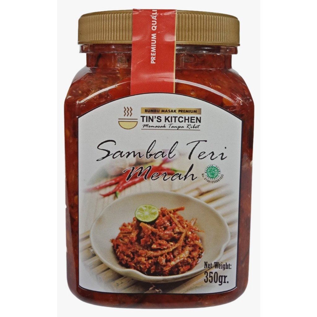 

Sambal Teri Tins Kitchen 350gr Sambal Teri Premium Tanpa Bahan Pengawet Halal MUI