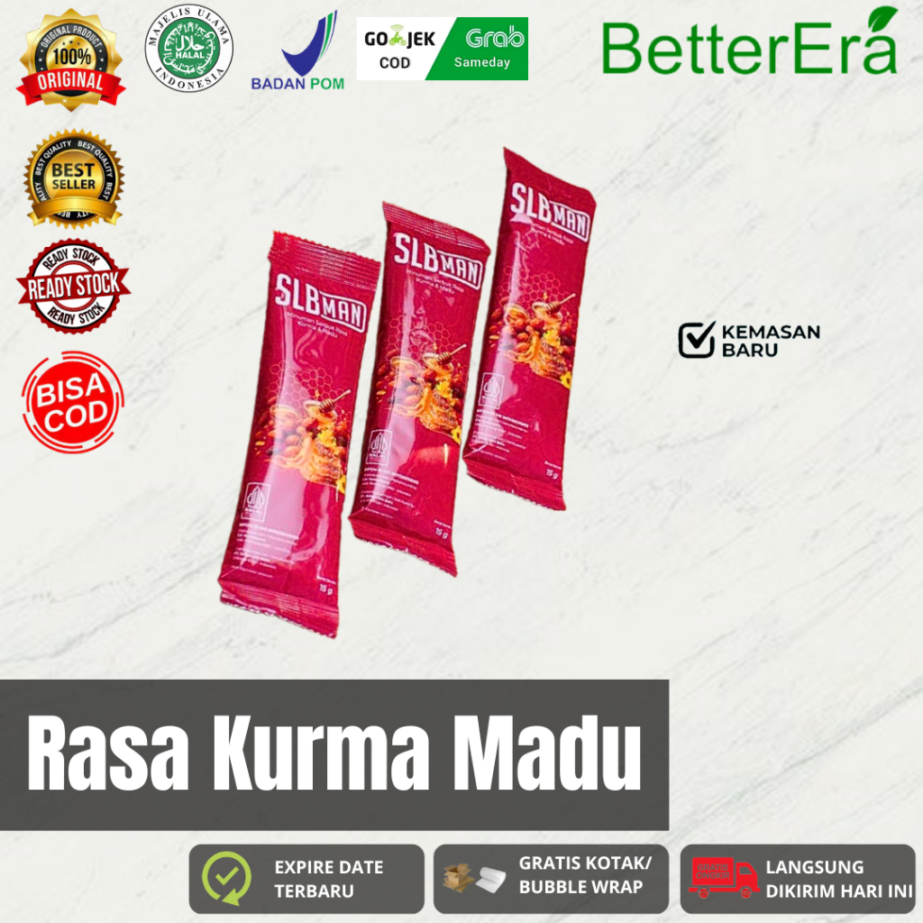 

SLB MAN Eceran 1 Sachet Minuman Serbuk Ginseng Habbatussauda rasa Kurma Madu ORIGINAL BPOM & HALAL