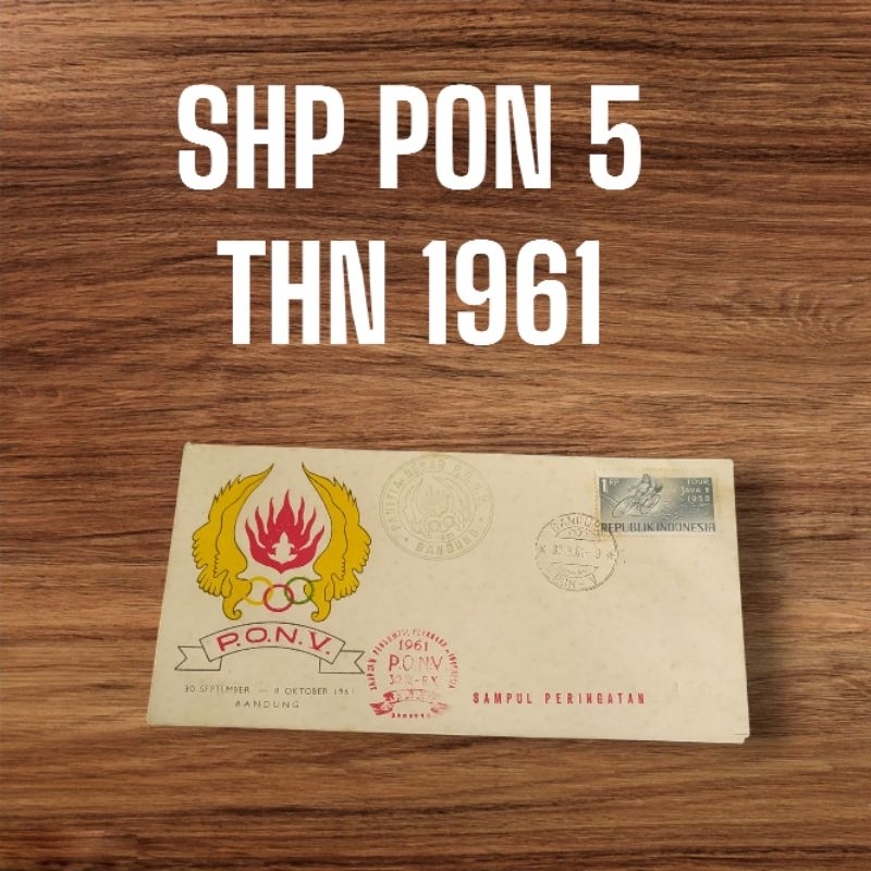 

SAMPUL HARI PERTAMA(SHP) PON KE5 THN 1961