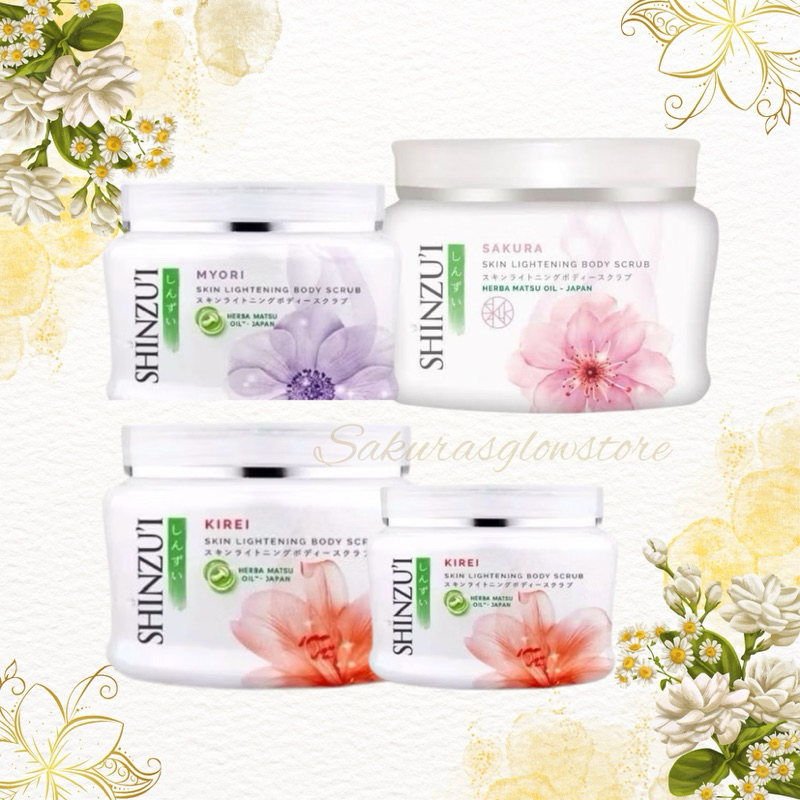 Shinzui Body Scrub 120 g (Kecil) &  | Lulur Badan Shinzu'i