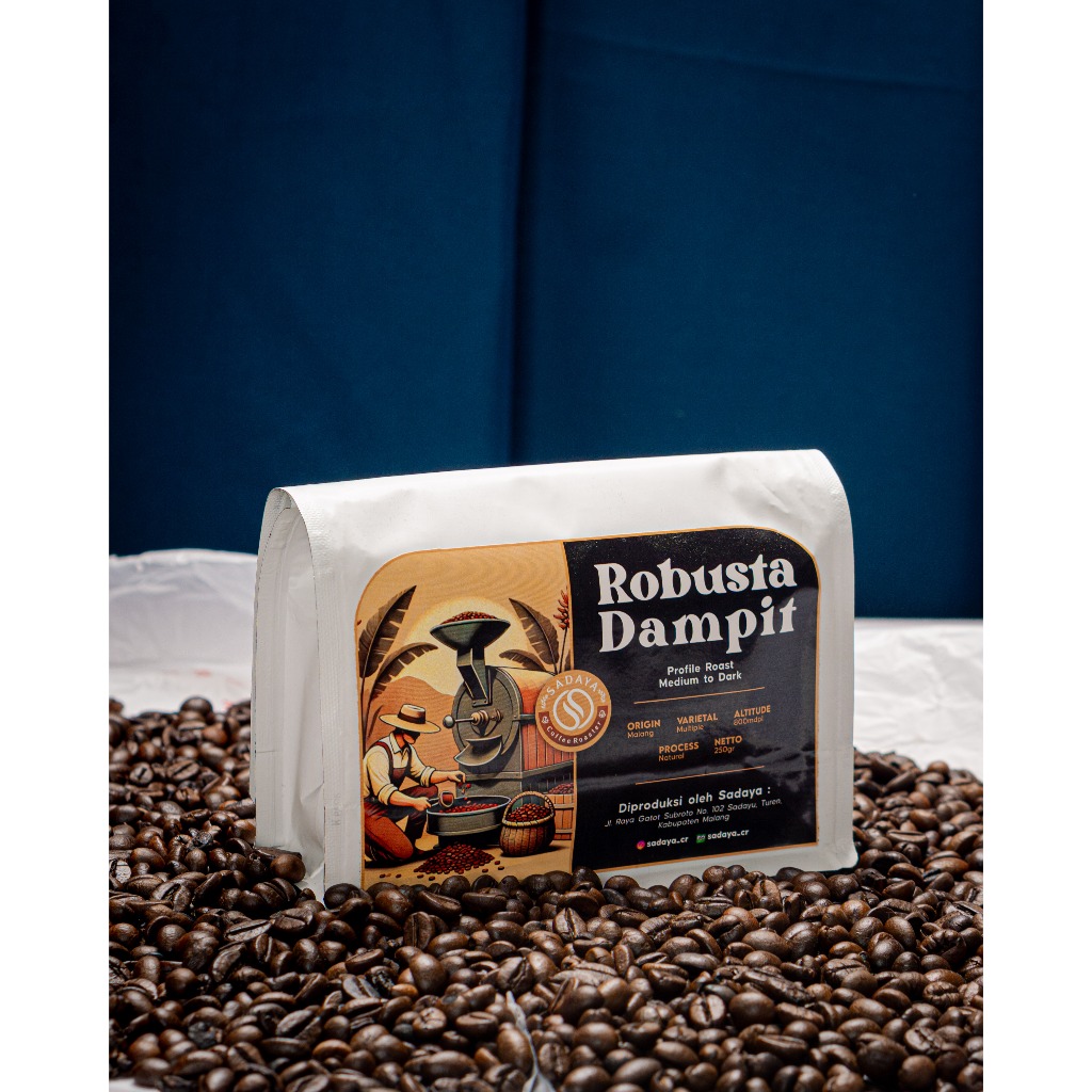 

Kopi Robusta Dampit Natural 250gram (Biji/Bubuk) - Sadaya