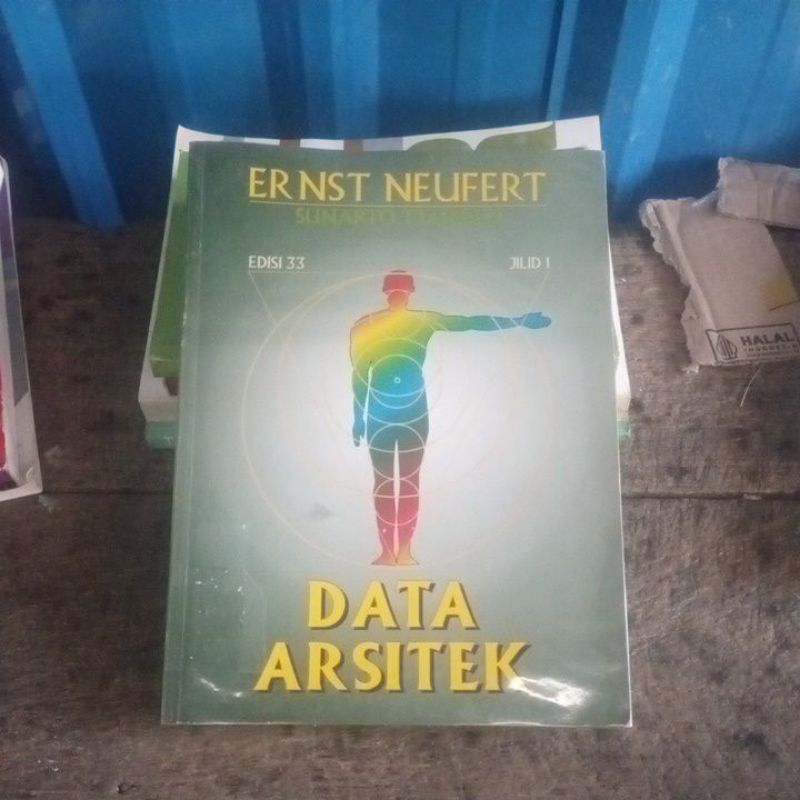 original bekas Data Arsitek jilid 1 edisi 33 oleh Ernst Neufert Erlangga