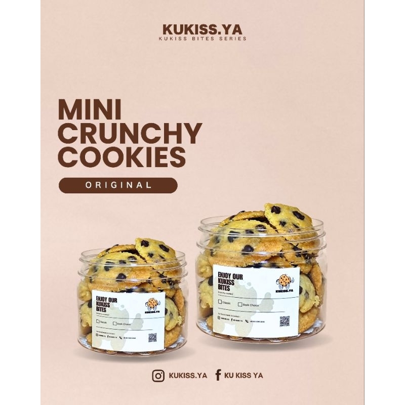 

ORIGINAL - MINI CRUNCHY COOKIES/COOKIES KERING (by KUKISS.YA)