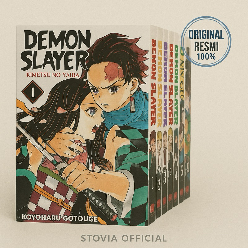 komik manga Demon Slayer: Kimetsu No Yaiba FULL VOLUME original resmi karya koyoharu gotouge Terleng