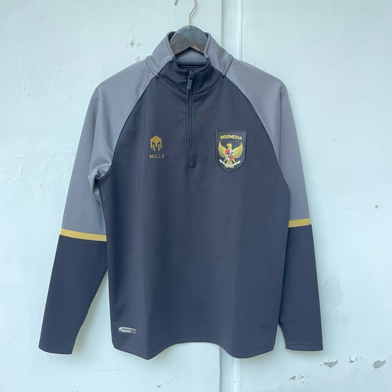 (Used) Jacket Midlayer Timnas Indonesia Mills 2020 Original