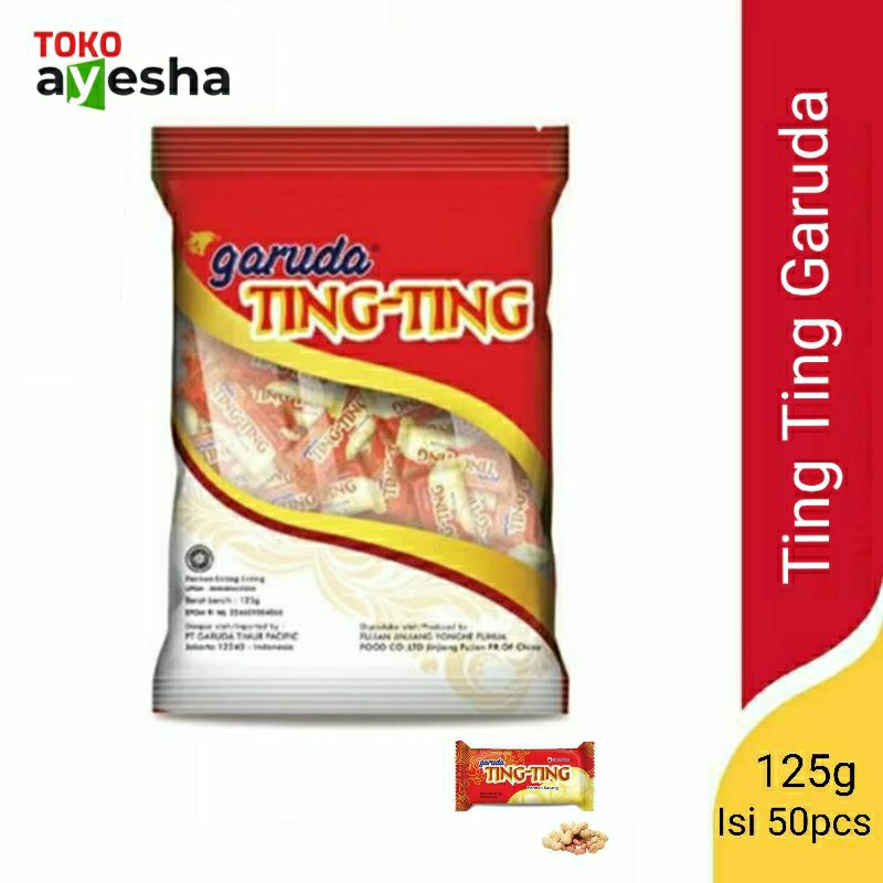 

Ting Ting Garuda 125 gr - 1 Bag isi 50 pcs