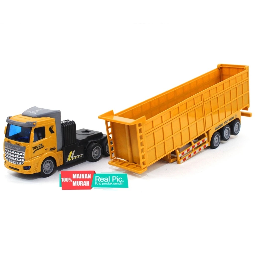 Mainan RC Mobil Transport Truk 707-Q3 RC Mobil Tronton Bak Mobil Logistik / Mobil TRONTON Truck RC
