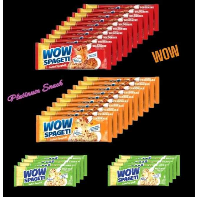 

WOW SPAGETI Instant Spaghetti | Isi 1 Bungkus