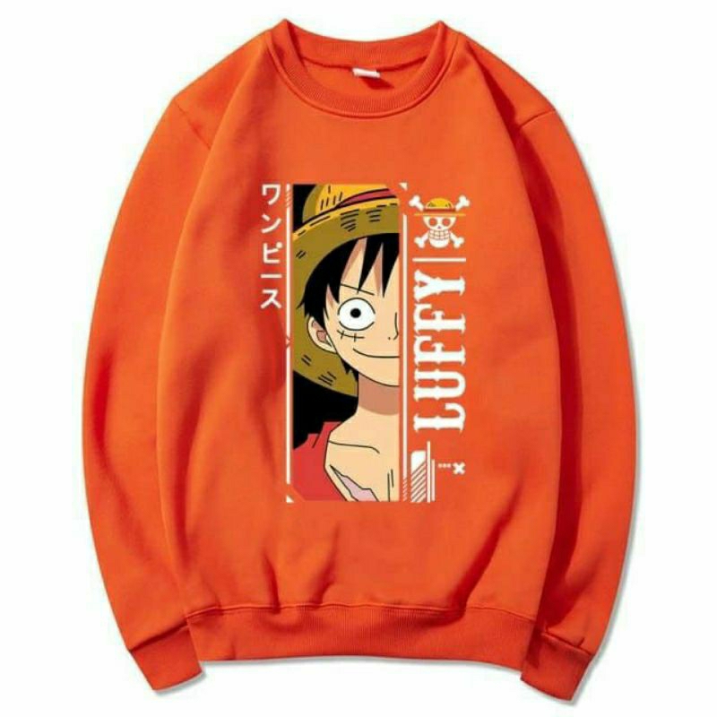 sweater crewneck anime jepang style oversize pria wanita...