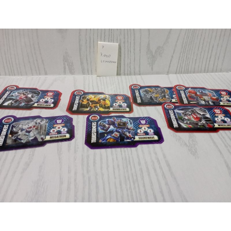 kartu Choki Choki Transformers