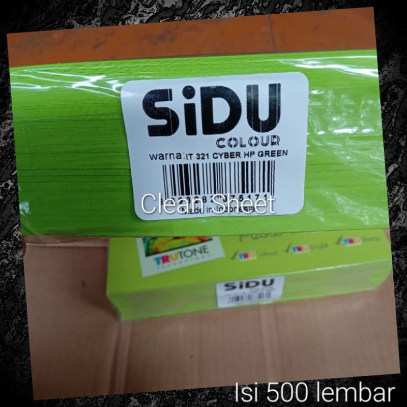 

SIDU kertas spectra warna A4 80 gram IT 321 cyber hp green