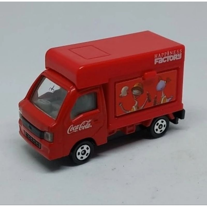 tomica subaru sambar truck coca cola loose diecast (t)