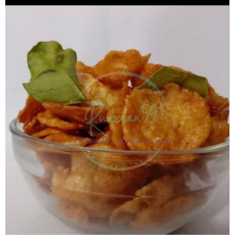 

Emping khas Limpung pedas manis daun jeruk 500 gr