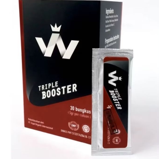 

TRIPLE BOOSTER ORIGINAL ISI 10 SACHET