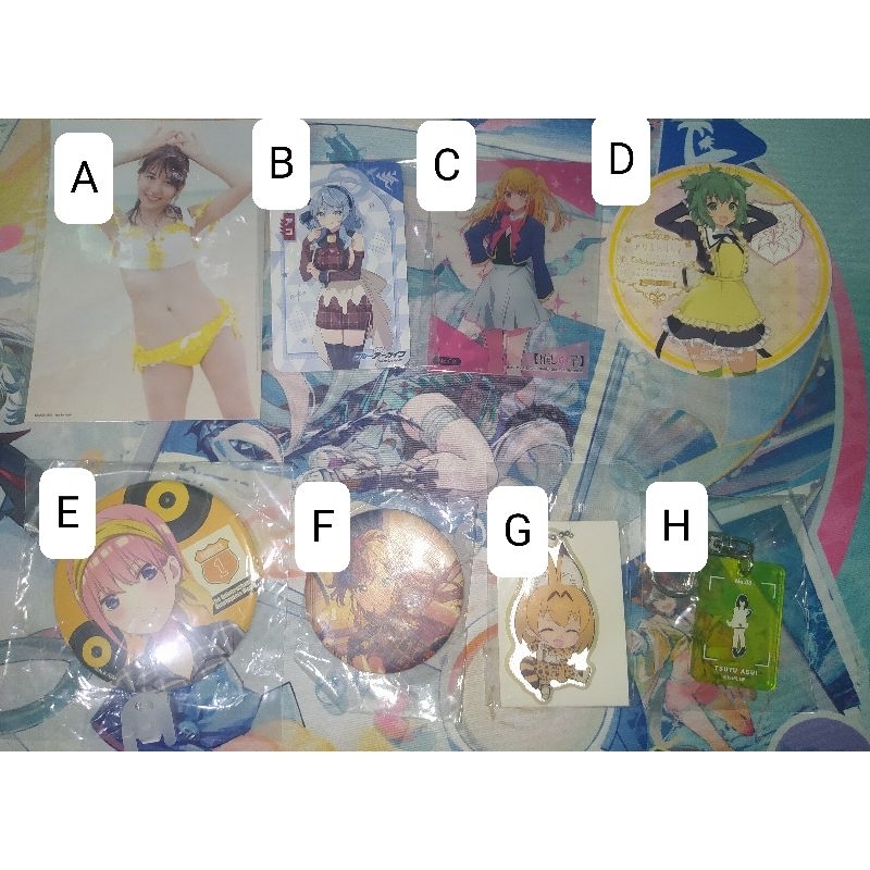 Ganci Card Keychain Oshi no Ko Bang Dream Gotoubun no Hanayome Blue Archive Show by Rock Kemono Frie
