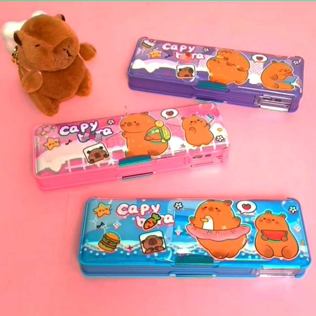 

Kotak Pensil Tepak Magnet CAPIBARA Kapybara Capybara Special Edition Super Cute Lucu / Tempat Pensil Magnet Favorit Fancy