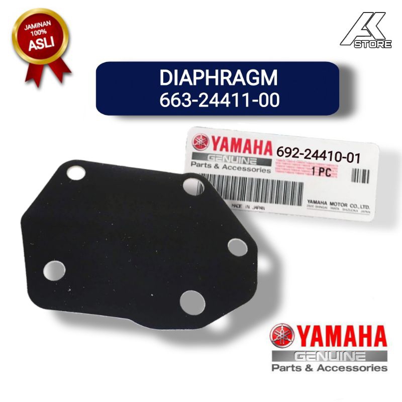 DIAPHRAGM 663-24411-00 | Diaprahma pompa bensin mesin tempel Yamaha 40PK 25PK