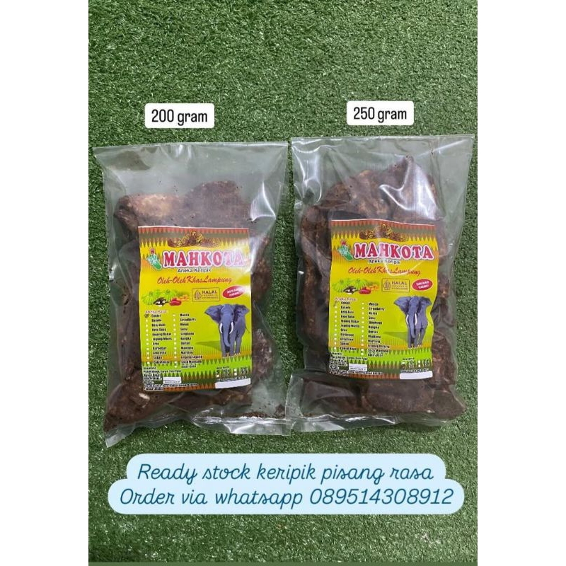 

Keripik Pisang rasa Cokelat / keripik pisang coklat Lampung 250 gram
