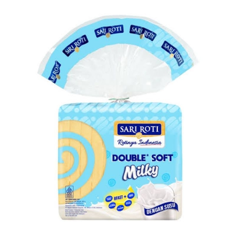 

Sari Roti Doubel Soft Milky 350 gr ( Hanya Pengiriman Instant )