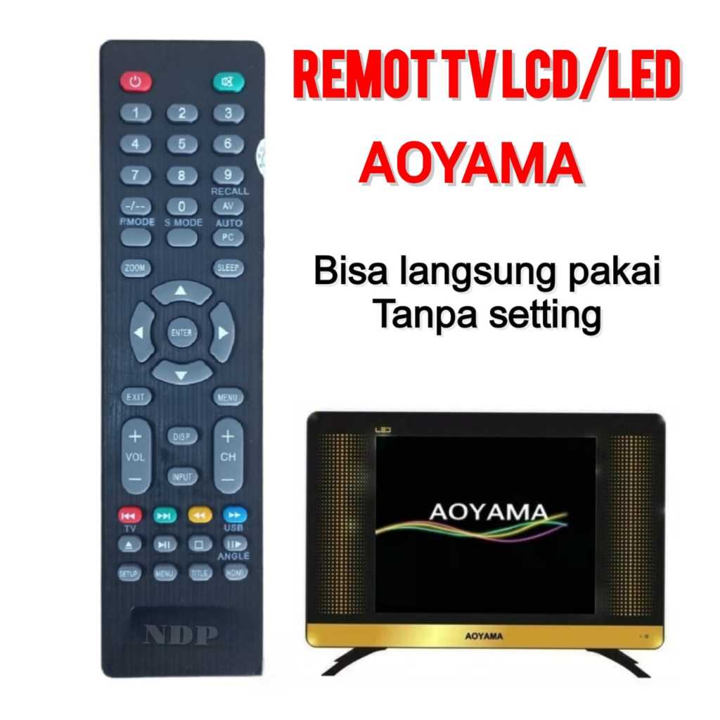 REMOTE UTK TV LCD LED AOYAMA / Remote TV Aoyama
