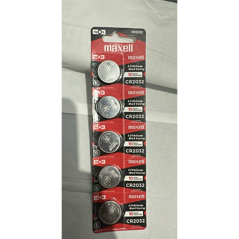 Baterai Maxell CR2032 3V Original Made In Japan Batre CR 2032 H  Batrai CMOS isi 5 pcs